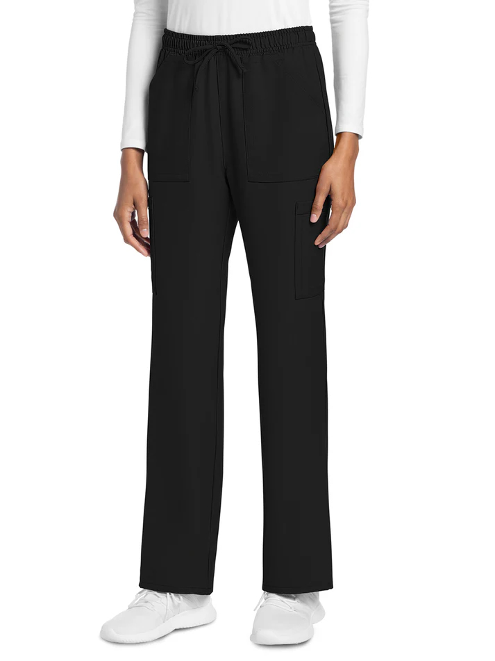 Cherokee Workwear Originals Ultra Women's 4-Pocket Drawstring Cargo Pant CK272A